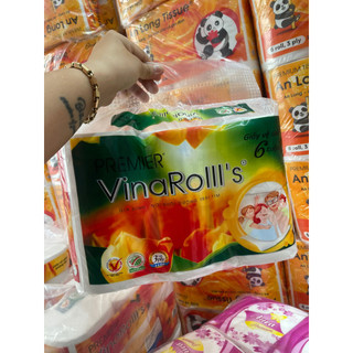 combo 18 cuồn giấy vệ sinh không lõi Vinaroll