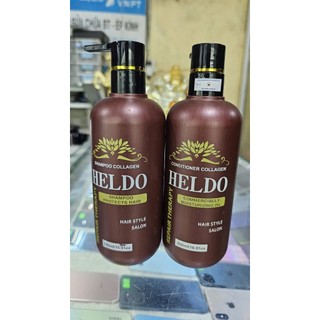 DẦU GỘI & XẢ cặp HELDO cao cấp 500ml (SIÊU MỀM MƯỢT)