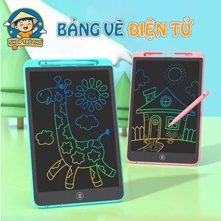 Bảng viết tự xóa LCD 12/16 inch, Bảng Vẽ Điện Tử Thông Minh Tự Xóa Phát Triển Tư Duy Sáng Tạo Cho Bé