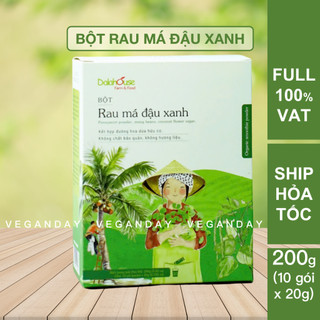  Bột Rau Má Đậu Xanh Dalahouse - 200g  10 gói 20g  