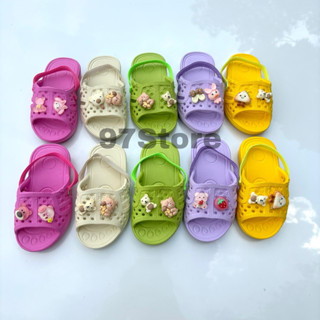  Dép Tổ Ong Cho Bé Tập Đi Từ 1-4 Tuổi Chất Liệu EVA Cao Cấp Siêu Nhẹ Nhàng Có Quai Hậu Giữ Chân Chắc Chắn 