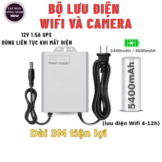  Bộ Lưu Điện Camera Modem WiFi UPS 12V Dung Lượng Cao – Dự Phòng 4-12Giờ Kèm Nguồn,Chống Nước   Nhiệt 