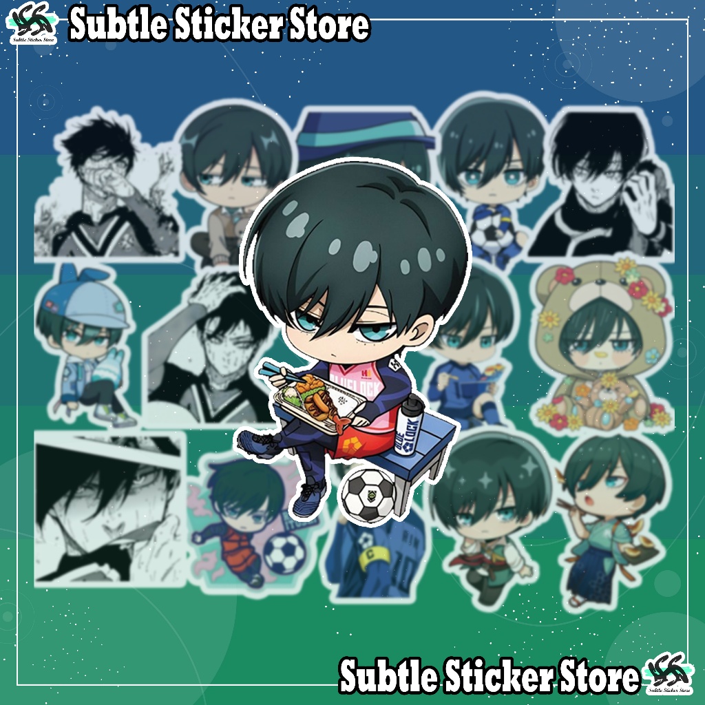 [Blue Lock] - Set 10/15 Sticker Rin Itoshi - Rin anime/manga Blue Lock dán trang trí laptop, điện th