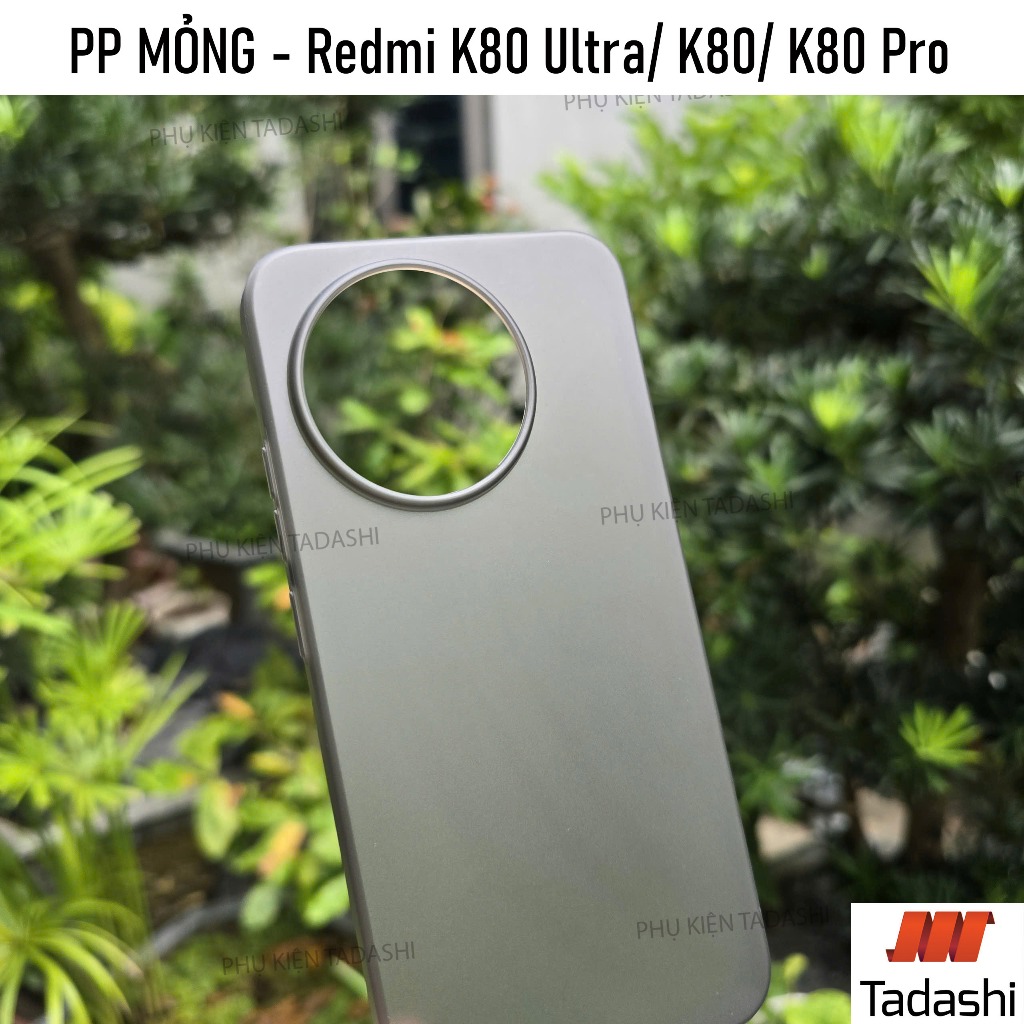 Ốp Lưng Mỏng Redmi K80 Ultra/ K80 Pro/ K80/ K90/ K70/ K70 Ultra Nhựa PP Lưng MỜ Hạn Chế Bám Vân Tay,