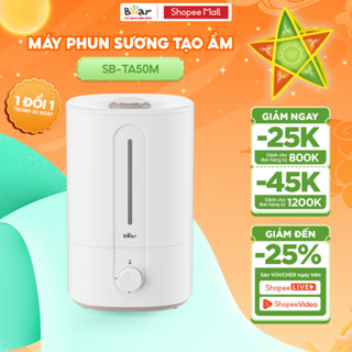Máy Phun Sương Tạo Ẩm Bear Máy Tạo Độ Ẩm Phun Sương 2 Chế Độ Máy Phun Sương Làm Mát Máy Xông Dung Tích 5L SB-TA50M