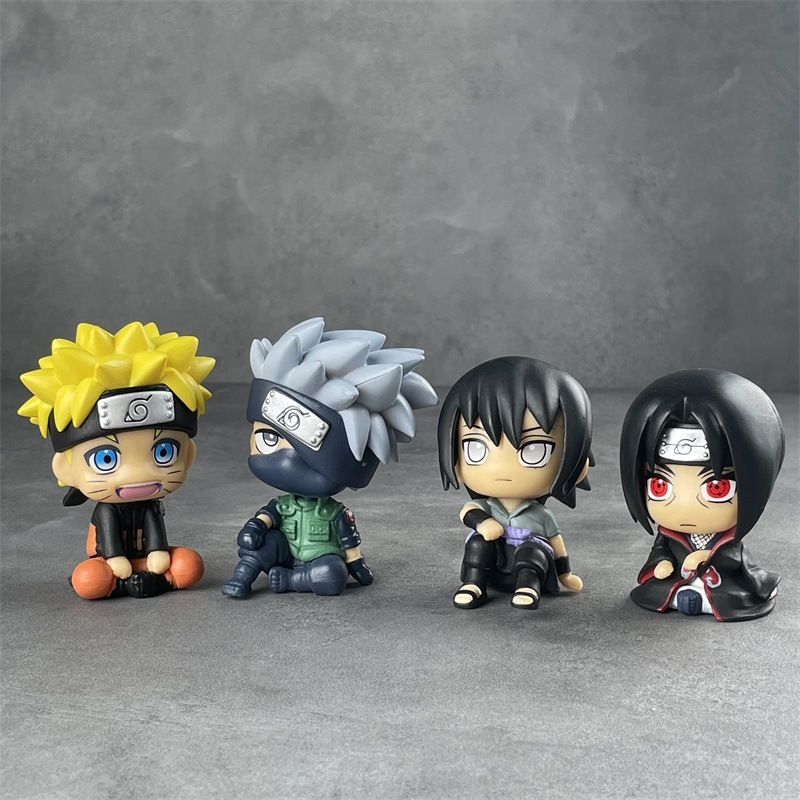 Mô hình Naruto – Sasuke – Kakashi – Itachi | Figure anime trang trí sưu tầm