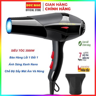 Máy Sấy Tóc Tạo Kiểu 2 Chiều Nóng Lạnh Công Suất Lớn 6000W (Tặng Kèm Đầu Thổi)