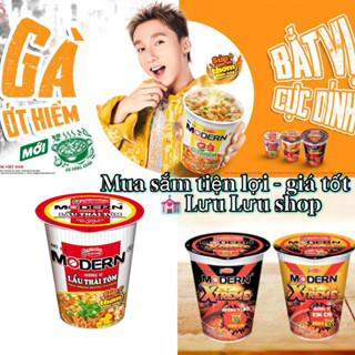 (NEW)Combo 5 ly Mì Modern lẩu thái tôm/ Modern xtream kay bị bò/ gà ớt hiểm