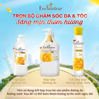 [PHIÊN BẢN MỚI] Xịt khử mùi Enchanteur khô thoáng 72 giờ, cảm giác tươi mát sảng khoái lâu dài 150ml