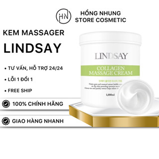 [Chính Hãng] Kem Massage Collagen LINDSAY Hàn Quốc 1000ml