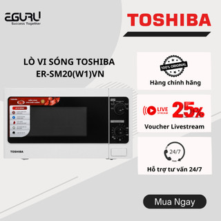 Lò Vi Sóng Toshiba ER-SM20(W1)VN - 20L 800W - Hàng Chính Hãng - Bảo Hành 12 Tháng