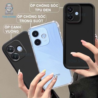  Ốp lưng Oppo A5 PRO   A5 PRO 5G   A5i chống sốc đen,kem,TPU viền vuông,chống sốc trong suốt silicon 