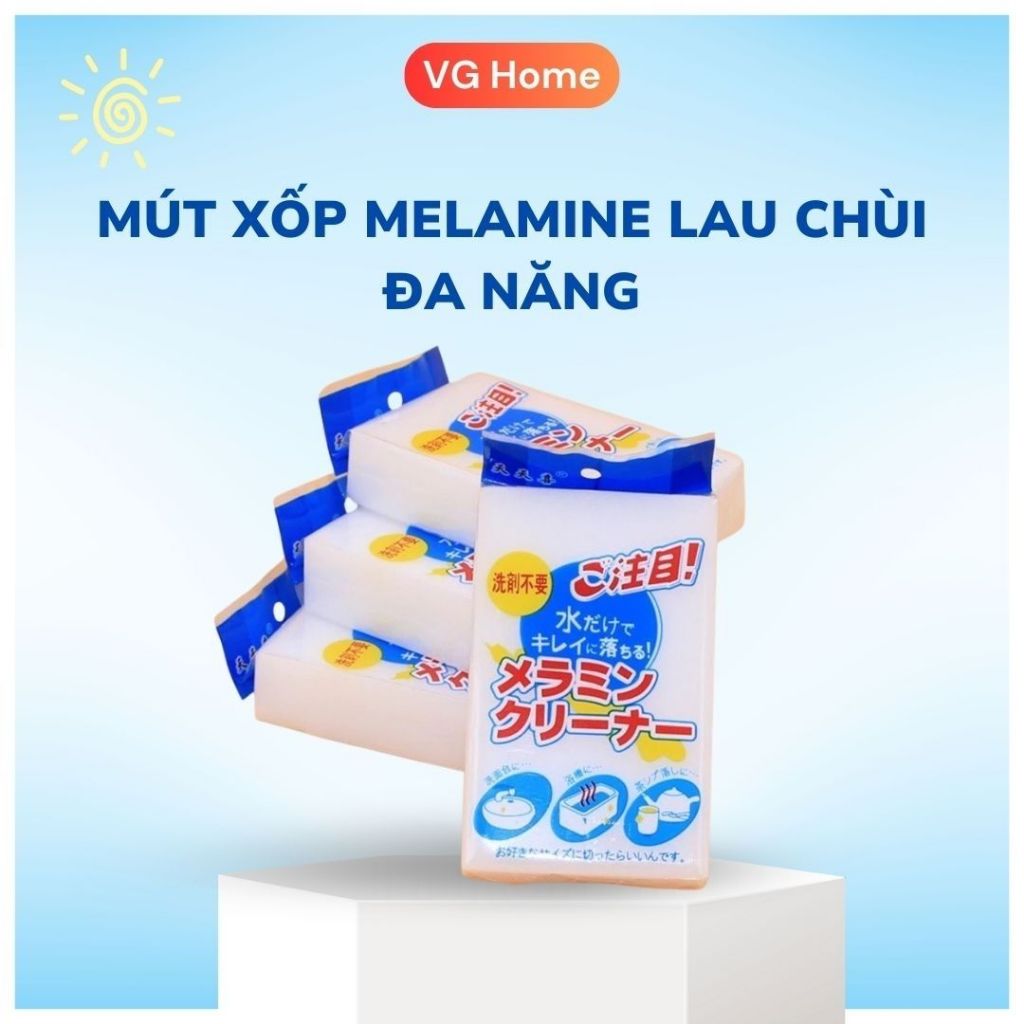 VG_Home Mút Xốp Melamine Lau Chùi, Tẩy Rửa, Vệ Sinh Đa Năng - Miếng Bọt Biển Thần Kỳ Melamine Foam