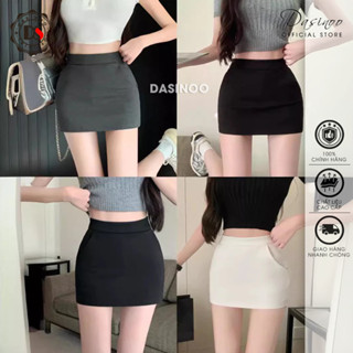  Chân Váy Ngắn Chữ A Ôm Body Nữ  Có Lót Quần  Chất Umi Co Giãn Cao Cấp Mềm Mại Tôn Dáng 