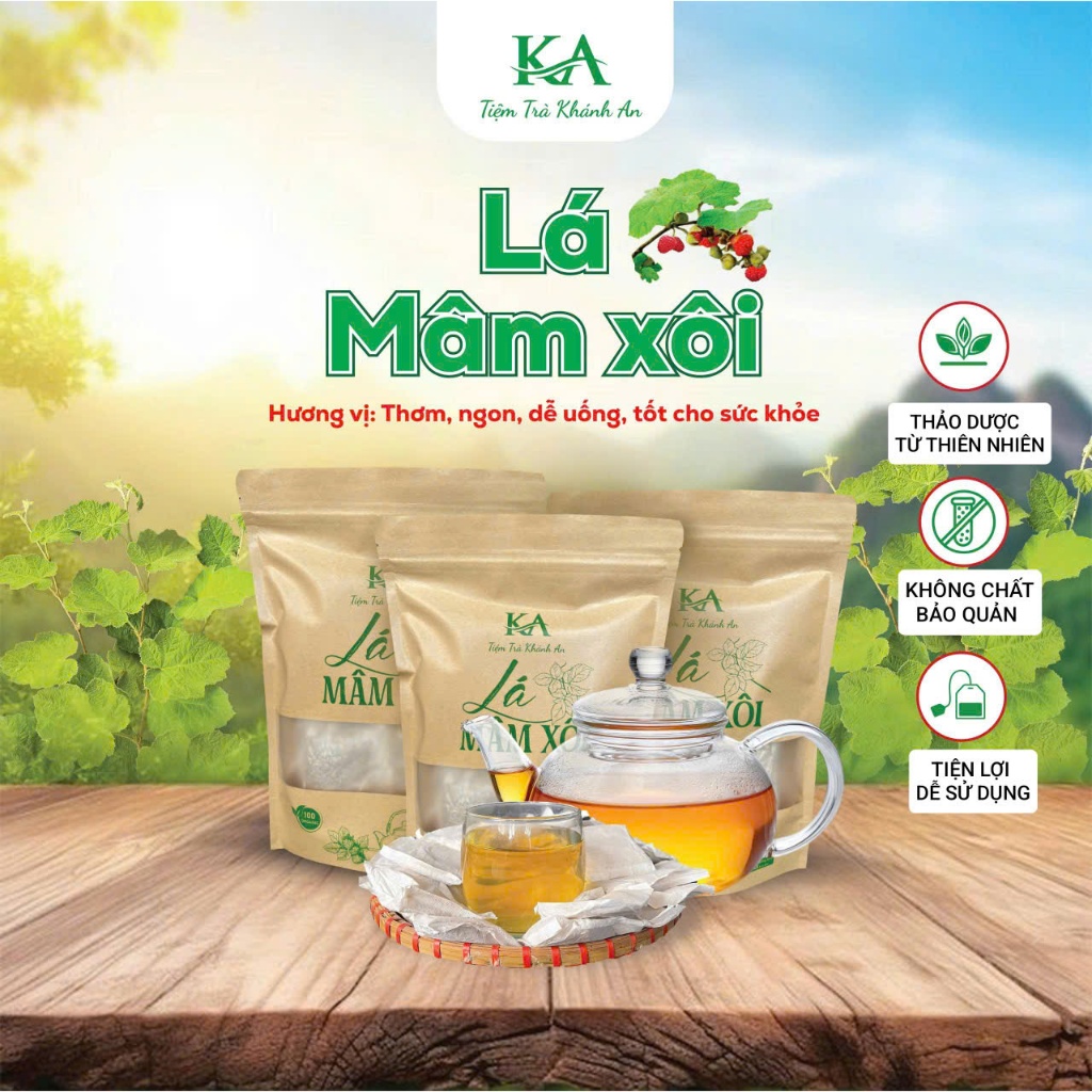 Trà Lá Mâm Xôi , 1 Gói 45 Túi Lọc , Thanh Mát , Tốt Cho Sức Khỏe . IUI .IVF