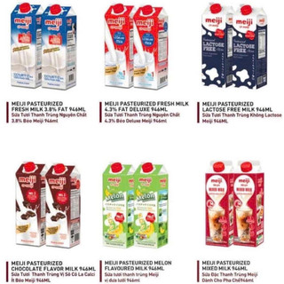  Combo 2 hộp Sữa tươi thanh trùng Meiji 946Ml 