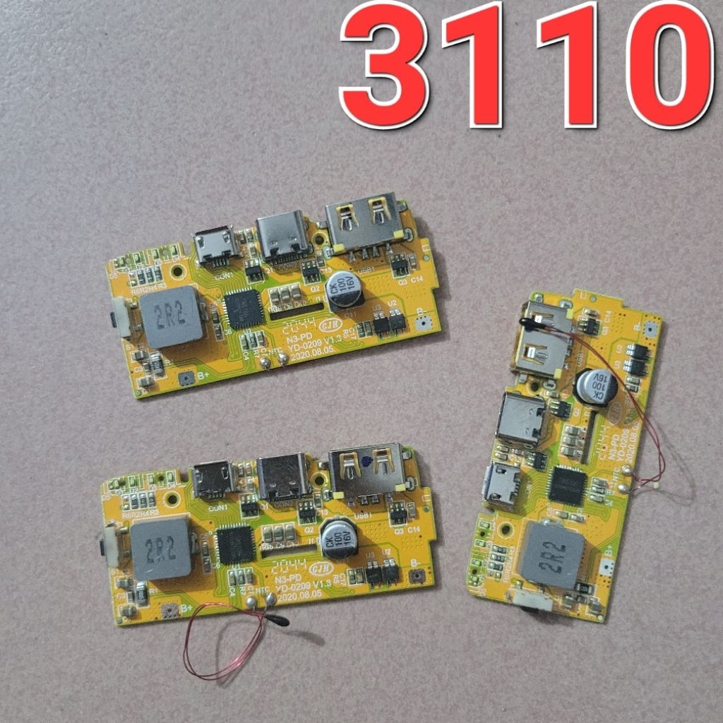 Mạch sạc dự phòng 3.7v 1usb + 1 cổng type-c loại sạc nhanh sw6106 18W