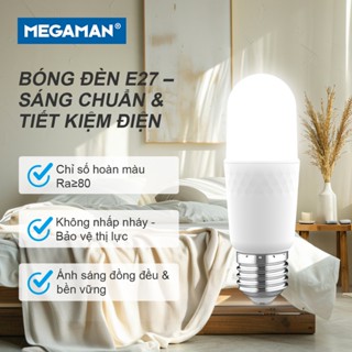 Bóng Đèn LED Bulb Trụ Thân Dài MEGAMAN 5W 9W 12W 15W – Dạng STICK, Đui E27, Tiết Kiệm Điện