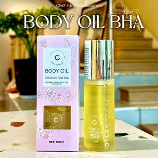   BODY OIL CAMI  Dầu dưỡng da toàn thân,mềm mịn,cấp ẩm,giảm tình trạng viêm lỗ chân lông,hỗ trợ dưỡng sáng da ,100ML 