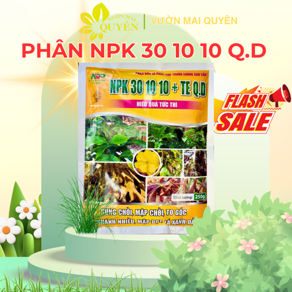 Phân bón lá 30 10 10 Q.D