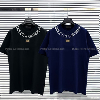  Áo phông Dol.ce gabana vòng cổ lô gô Trước nam nữ áo thun Dol.ce gabana vòng cổ nam nữ hot trend boy phố mới nhất 