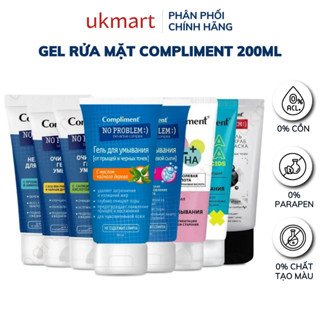 Gel rửa mặt BHA Compliment No Problem làm sạch sâu, giảm viêm & mụn 200ml