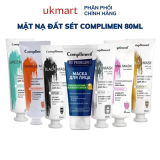 Mặt nạ đất sét Compliment detox da, làm sáng, kiềm dầu, se khít lỗ chân lông 80ml