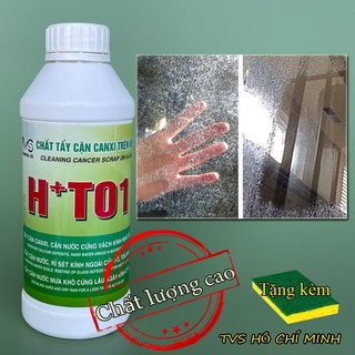  Nước tẩy cặn canxi trên kính nhà tắm kính ô tô kính tòa nhà HT01-TVS-500ML - Mẫu mới 
