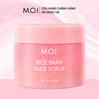 Tẩy tế bào chết cám gạo dành cho da mặt M.O.I Rice Bran Face Scrub 40g