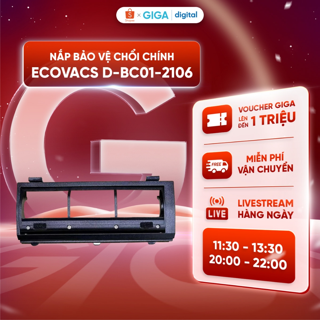 Nắp bảo vệ chổi chính Ecovacs D-BC01-2106