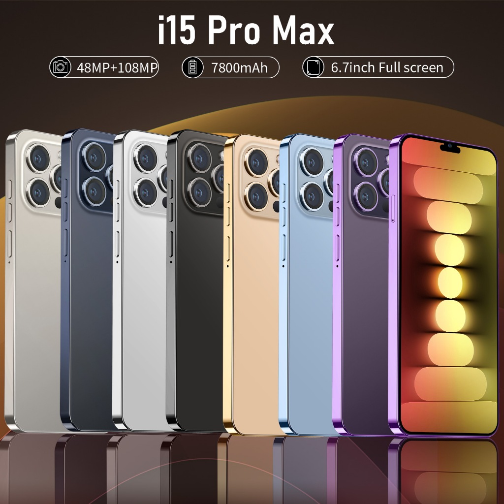 I15 Pro Max điện thoại 16GB RAM +1TB ROM Mạng 3G/4G/5G Full HD 48MP+108MP Camera điên thoại gia rẻ | BigBuy360 - bigbuy360.vn