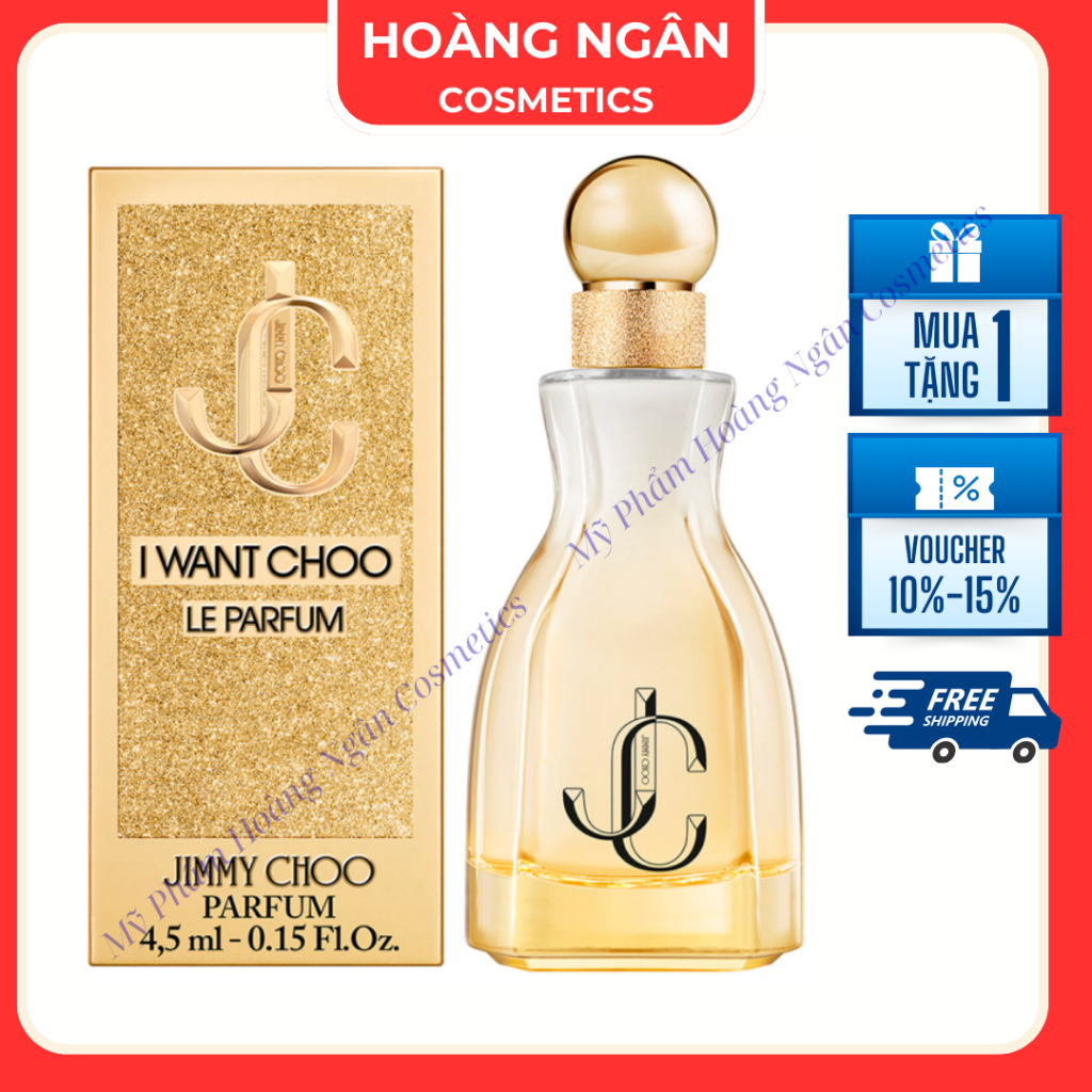 Nước hoa Mini Jimmy Choo I Want Choo Le Parfum 4.5ml chính hãng