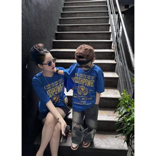 Áo thun cho bé Youthpower phiên bản mới,áo phông gia đình bố mẹ và bé,TPKIDS,[M1047]