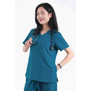 Bộ Scrubs Bác Sĩ Nữ, đồng phục y tế Bloudi Hera Version 2 Cotton Cao Cấp, đồng phục spa, phòng khám