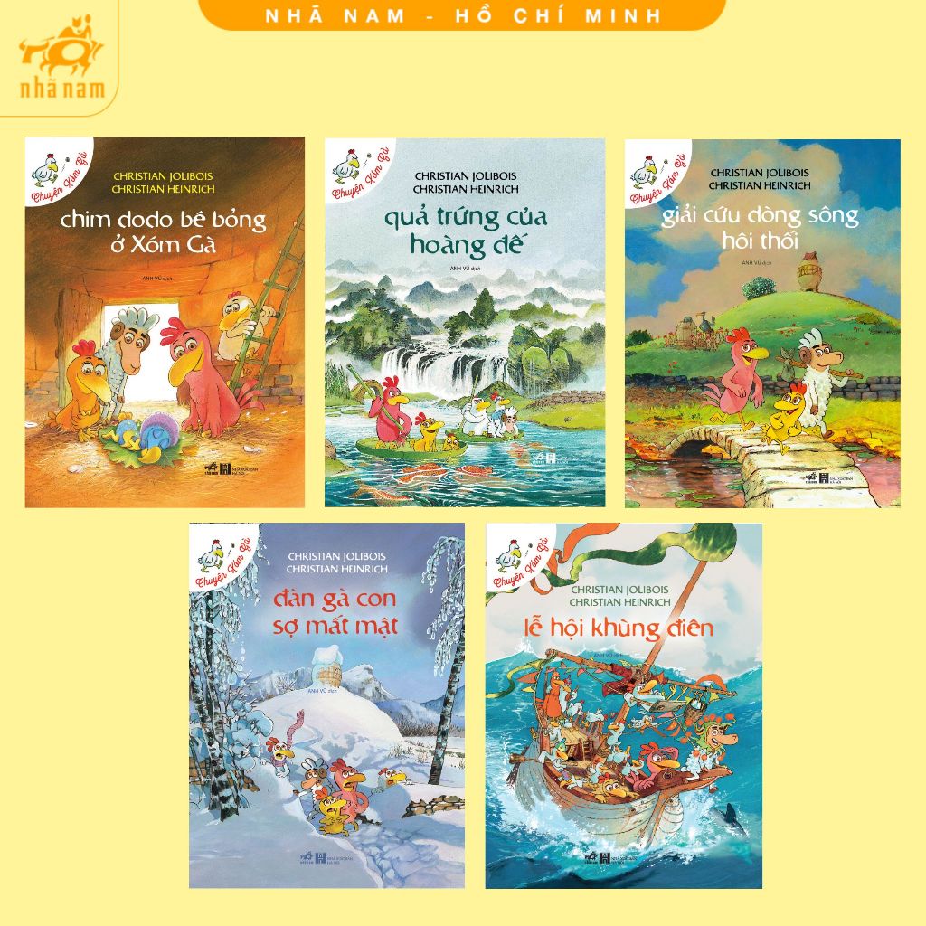 Sách - Bộ Chuyện xóm gà (Phần 3) (5 cuốn) (Nhã Nam HCM)