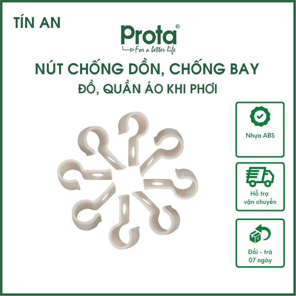 [CHÍNH HÃNG] Bộ 30 nút chống dồn đồ cho giàn phơi Prota- Cam kết 1 đổi 1- Chất lượng cao