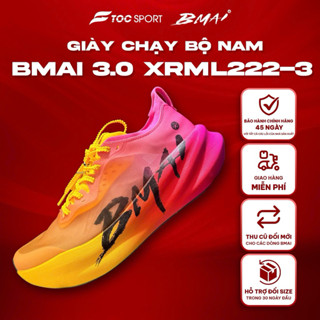 BMAI Giày chạy bộ nam nữ  turbo 3.0 XRML222 - 3