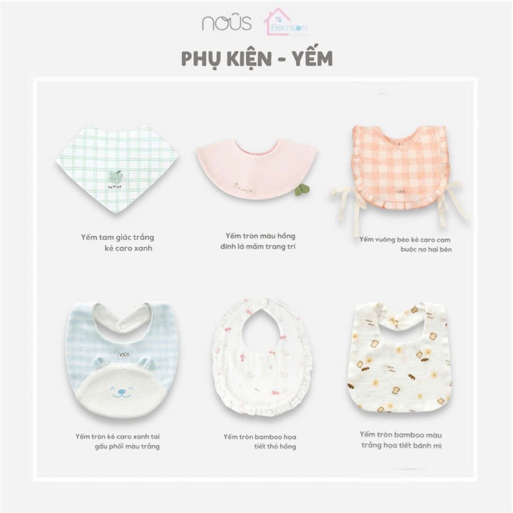 [FULL] Yếm xô / cotton Nous (các mẫu)