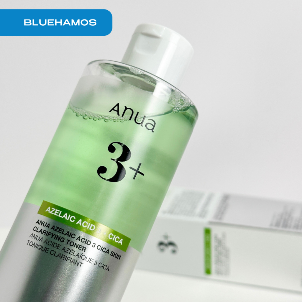 Nước cân bằng làm dịu giảm mụn ANUA Azelaic Acid 3 Cica Skin Clarifying Toner 250ml