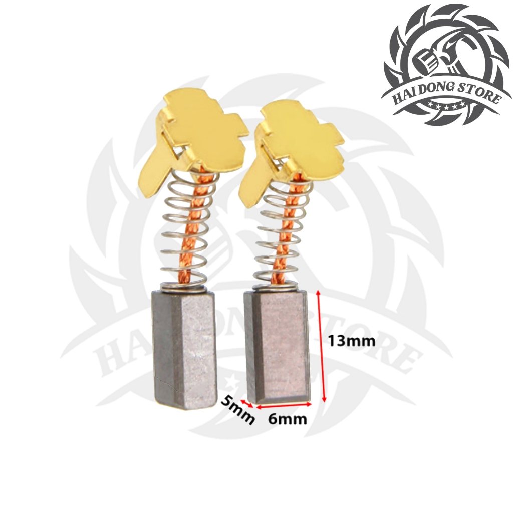 HDS Chổi than Hitachi 5x6mm – Chổi than Chuyên dụng cho máy pin nội địa Nhật (DM, DMR...)