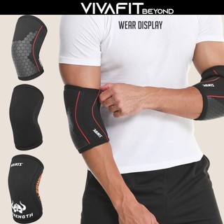 Đai bảo vệ cánh tay VIVAFIT Hercules chất liệu cao su dày 7mm, chịu lực tốt, hỗ trợ tập gym, tập tạ