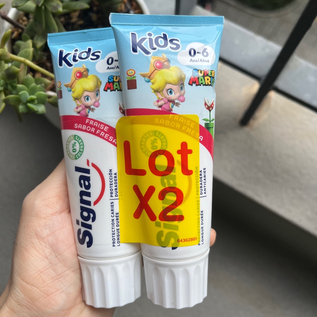 Kem đánh răng Signal cho bé từ 0-6 tuổi. Hàng nội địa Pháp