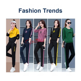  Bộ thể thao nữ đẹp B94 - Set đồ thể dục thu đông - Quần áo thời trang trung niên cho mẹ trung tuổi giá rẻ Bigsize 