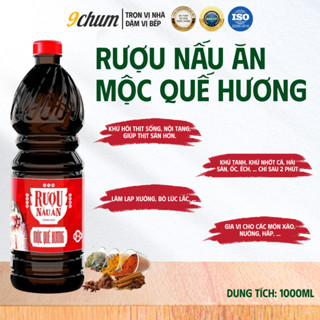 Rượu nấu ăn Mộc Quế Hương, khử tanh, khử nhớt, khử hôi thực phẩm sống, gia vị nấu cho món ăn