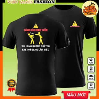 Áo thun Không chỉ trỏ thợ kỹ thuật đang làm việc - 7 Liêm Khiết - 1 đời