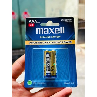 Pin AAA / AA Maxell alkaline 1.5v LR03 , LR06 Pin maxell chính hãng giá tốt (vỉ 2 viên).