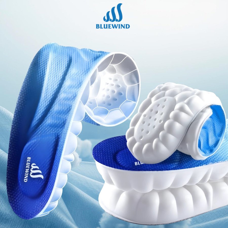 Lót Giày Cao Su Non BLUEWIND Êm Mềm Đàn Hồi, Siêu Nhẹ, Chống Sốc, Thoáng Khí Cho Nam Nữ 9312