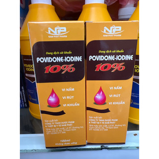 DUNG DỊCH SÁT KHUẨN, CỒN ĐỎ POVIDONE 100ml