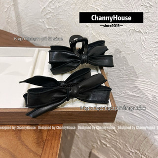  Kẹp tóc cao cấp thiết kế nơ basic 2 dáng kẹp ngoạm hoặc kẹp làm phồng KPT  ChannyHouse  