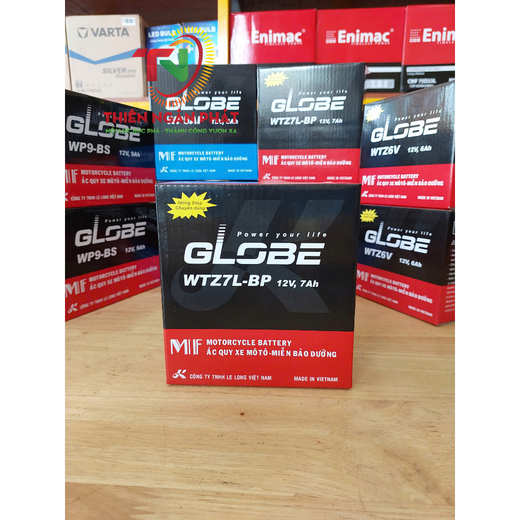 Ắc quy GLOBE WTZ7L-BP (12V-7AH)